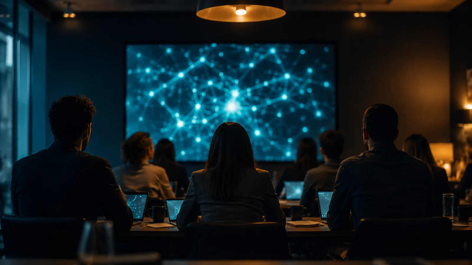Sesión de cursos de inteligencia artificial para empresas