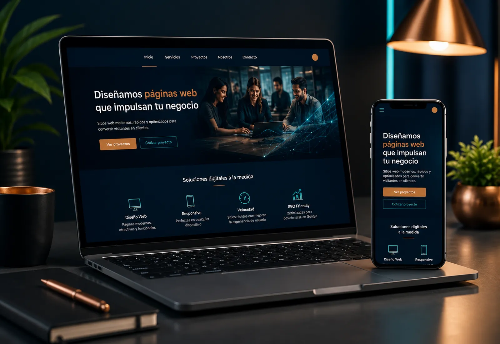 Diseño de páginas web responsive optimizado para Google