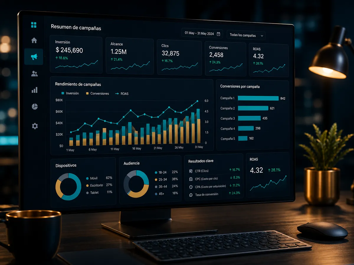 Resultados de meta ads para empresas en Facebook e Instagram