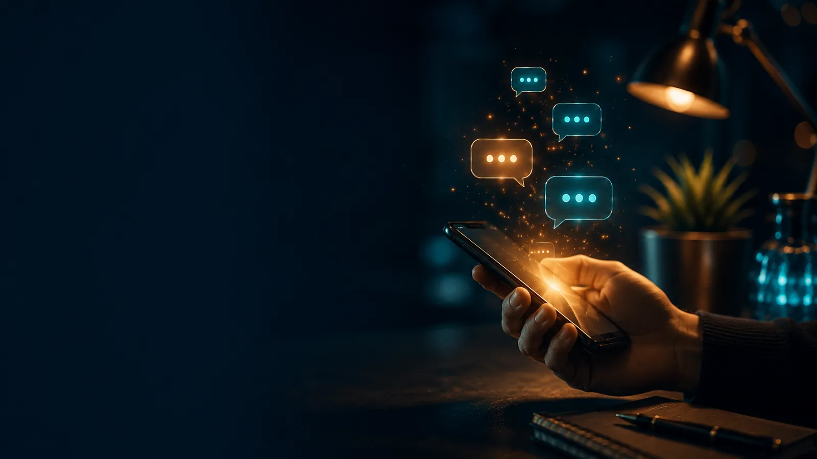 Chatbot para WhatsApp Business respondiendo mensajes al instante