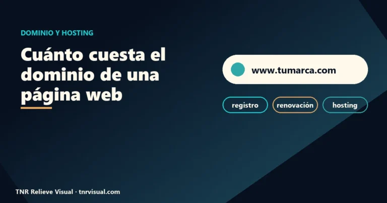 Cuánto cuesta el dominio de una página web y de qué depende