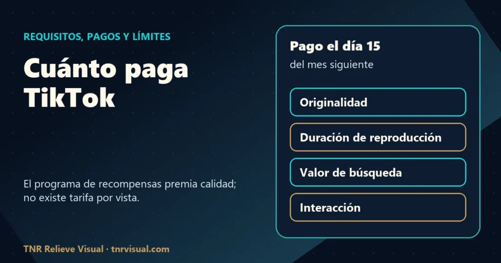 Requisitos y criterios que definen cuánto paga TikTok a los creadores en México