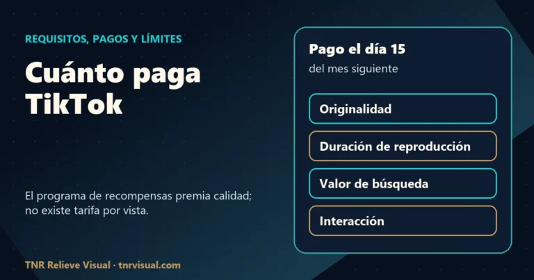 Cuánto paga TikTok en México: requisitos, pagos y límites